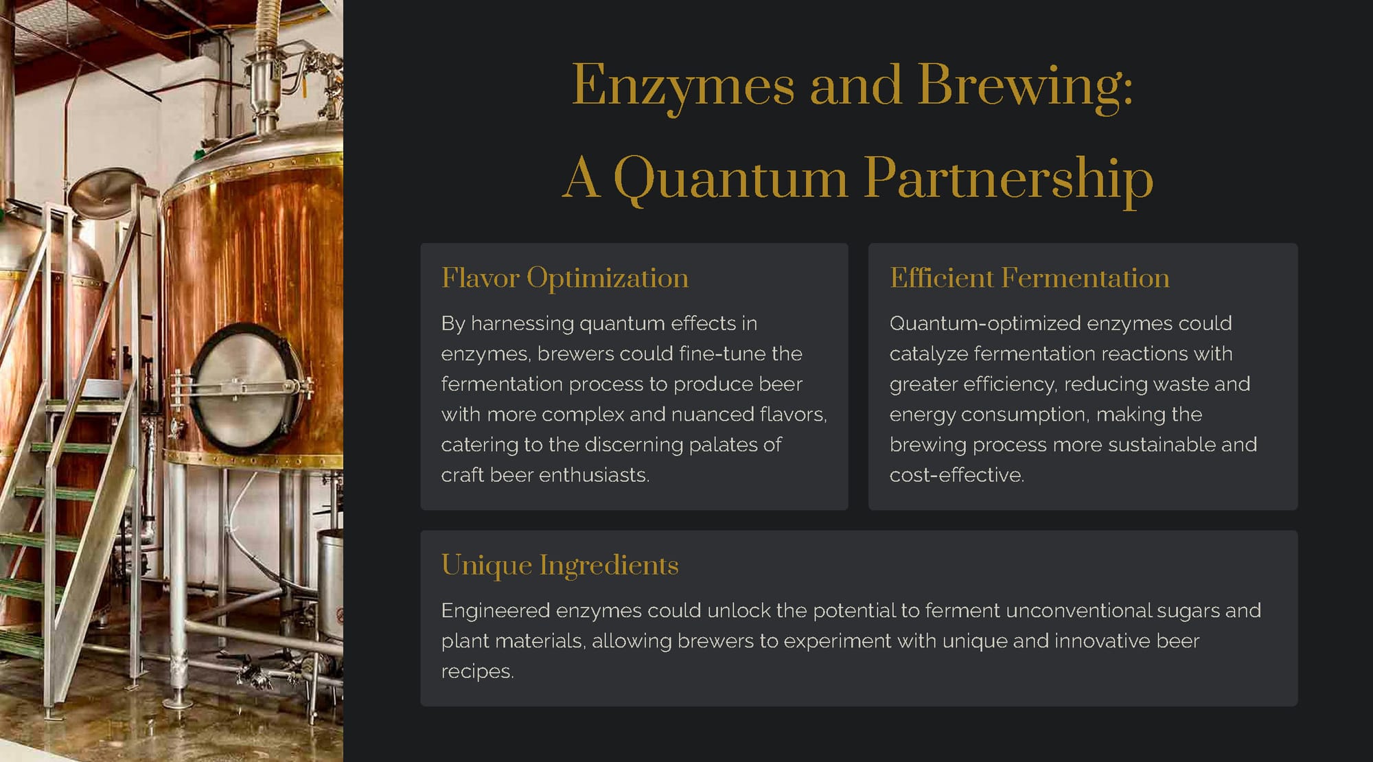 The Quantum Distillery Third Pour